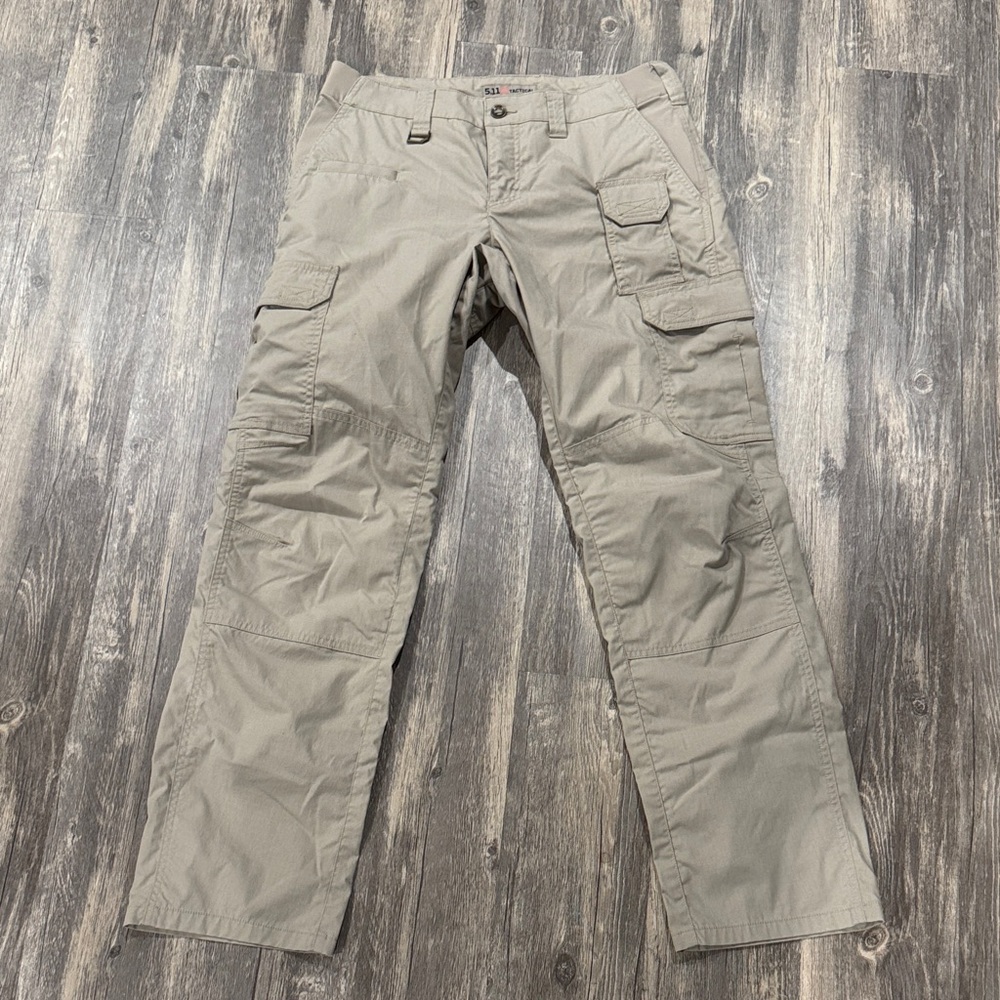 5.11 Tactical Women's Cargo Pants in Light Khaki